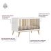 Quarto de Bebê Berço 3 em 1 Ligia Cômoda Infantil Gaveteiro Lorena Branco Carolina Baby