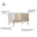 Quarto de Bebê Berço 3 em 1 Retrô Ligia Cômoda com Fraldário Ligia Off White Carolina Baby