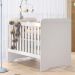 Quarto de Bebê Completo Ariane Berço 3 em 1 Gabrielle Guarda Roupa 3 Portas Cômoda Infantil com Porta 3 Gavetas Branco Carolina Baby