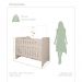 Quarto de Bebê Completo Berço 3 em 1 Gabrielle Guarda Roupa 4 Portas Cômoda Infantil com Porta Branco Carolina Baby