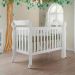 Quarto de Bebê Completo Gabrielle Berço 3 em 1 Lila Guarda Roupa 4 Portas Cômoda Infantil com Porta Branco Carolina Baby