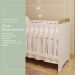 Quarto de Bebê Gran Selena Berço 3 em 1 Gabrielle Cômoda Infantil com Porta Amadeirado Carolina Baby