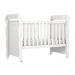 Quarto de Bebê Lisa Provençal Berço Mini Cama Lisa Cômoda Infantil com Porta Branco Carolina Baby