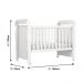 Quarto de Bebê Provençal Lisa Berço Mini Cama Guarda Roupa 3 Portas Cômoda Infantil Branco Carolina Baby