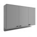 Aéreo de Cozinha 1200mm 3 Portas Lótus Carraro Titânio
