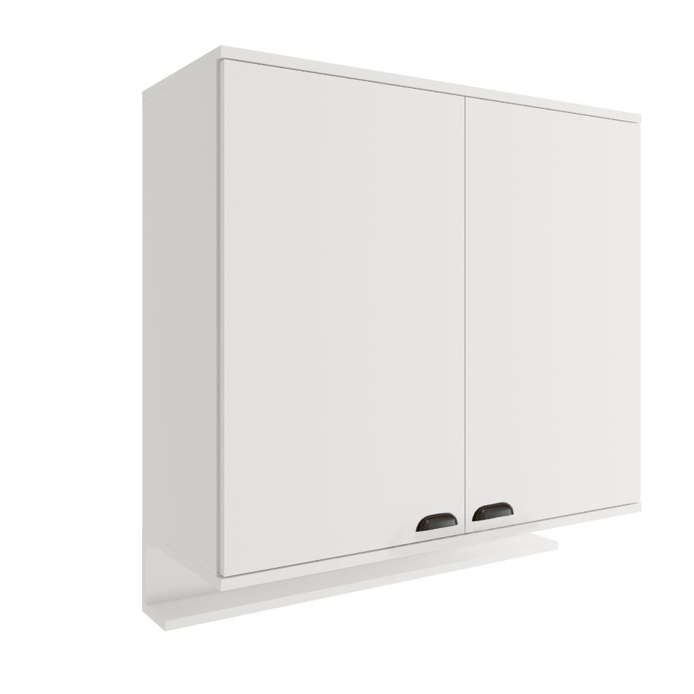 Aéreo de Cozinha 800mm 2 Portas Lótus Carraro Branco