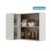 Aéreo de Cozinha Canto 2 Portas Lótus Carraro Branco