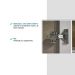 Armário Aéreo Milla com Portas de Vidro e Branco MDF 120cm Carraro