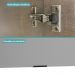 Armário Aéreo de Cozinha Miami 800mm 1 Porta Carraro Cinza Titânio