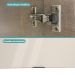 Armário Aéreo de Cozinha Miami 800mm 1 Porta Carraro Freijó com Off White