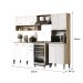 Armário Cozinha Compacta Arizona Essence Carraro - Carvalho/Branco