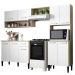 Armário Cozinha Compacta Arizona Essence Carvalho/Branco Carraro