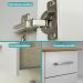 Armário Cozinha Compacta Arizona Essence Carvalho/Branco Carraro