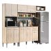 Armário Cozinha Compacta Arizona Smart Carraro - Carvalho
