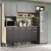 Armário Cozinha Compacta Arizona Smart Carraro - Carvalho/Preto