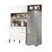 Armário Cozinha Compacta Arizona Tiny Carraro - Carvalho/Branco