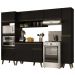 Armário de Cozinha Completa Atlanta Plus Preto Touch