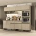 Armário de Cozinha Completa Atlanta Studio Amêndoa