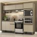 Armário de Cozinha Completa c Balcão Atlanta Essence Carraro Amêndoa