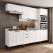 Armário de Cozinha Completa c Balcão Miami Essence Carraro Branco