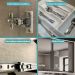 Armário de Cozinha Completa c Balcão Miami Studio Carraro Branco