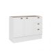 Balcão Gabinete De Pia MDF Milla 2 Portas 3 Gavetas Branco 120cm Carraro