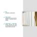 Balcão Ilha Ripado Milla Branco MDF 120cm Carraro