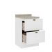 Balcão Milla MDF 2 Gavetas Branco 60cm Carraro