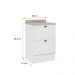 Balcão Milla MDF 2 Gavetas Branco 60cm Carraro