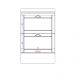 Balcão Milla MDF 2 Gavetas Branco 60cm Carraro