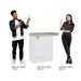 Balcão de Canto MDF Milla 1 Porta Branco 94cm Carraro