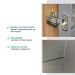 Balcão de Canto Milla 1 Porta Nog/Cinza 94cm Carraro