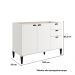 Balcão de Cozinha 1200mm s/ Tampo Lótus Carraro Branco