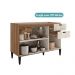 Balcão de Cozinha 1200mm s/ Tampo Lótus Carraro Freijó/Off W