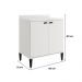 Balcão de Cozinha 800mm c/ Tampo Lótus Carraro Branco