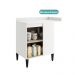 Balcão de Cozinha Canto Miami 1 Porta Com Tampo Carraro Branco
