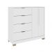 Cômoda 4 Gavetas 2 Portas Carraro Branco