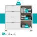 Cômoda 4 Gavetas 2 Portas Carraro Branco