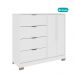 Cômoda 4 Gavetas 2 Portas Carraro Branco