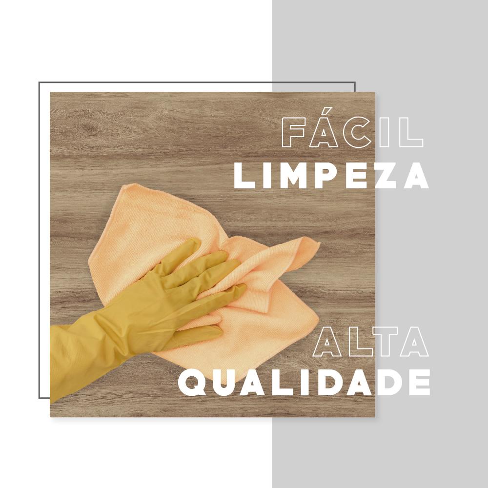 Cabeceira Casal Extensível e Mesa Lateral 1114 Carraro - Noce