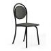 Conjunto 2 Cadeiras De jantar 1738 Carraro Preto/Cinza