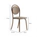 Conjunto 2 Cadeiras De jantar 1738 Carraro Rose/Bege