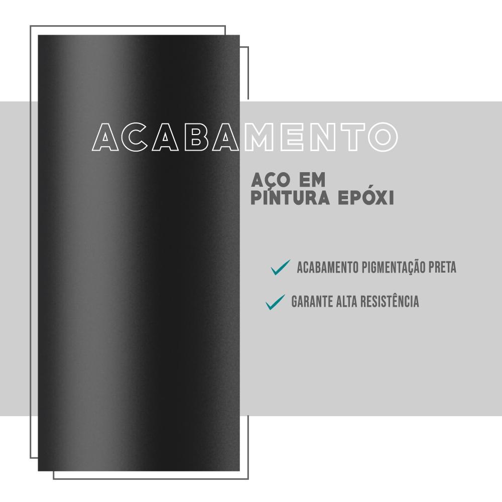 Conjunto 2 Cadeiras de Jantar Soft 1750 Carraro Grafite Preto