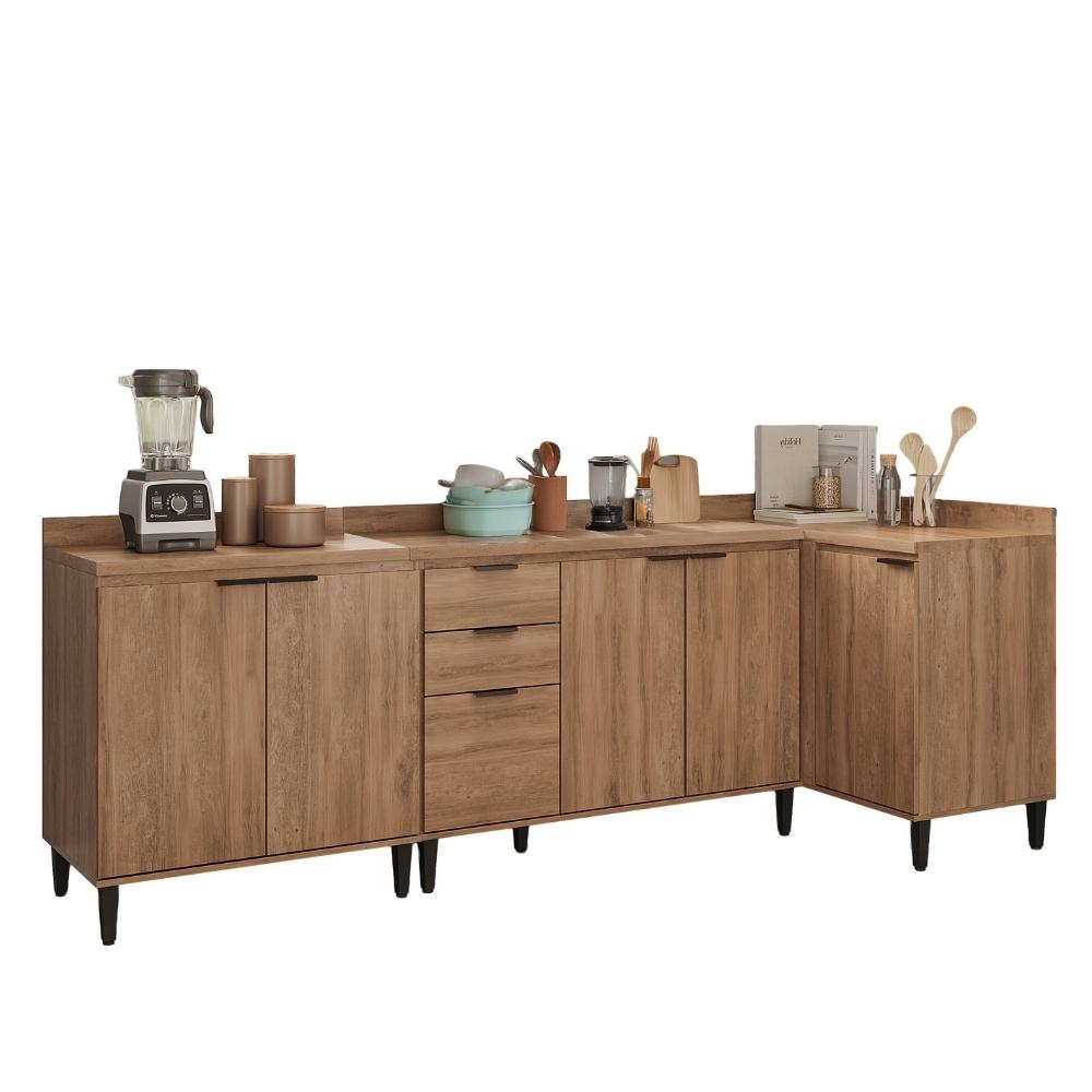 Conjunto Balcões Miami Coast Carraro Freijó