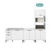 Conjunto Balcões Miami Loft Carraro Branco