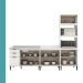 Conjunto Balcões Miami Loft Carraro Branco