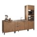 Conjunto Balcões Miami Loft Carraro Freijó