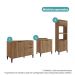 Conjunto Balcões Miami Loft Carraro Freijó
