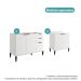 Conjunto Balcões Miami Point Carraro Branco