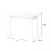 Conjunto Mesa Dobrável com 2 Banquetas Branco Carraro